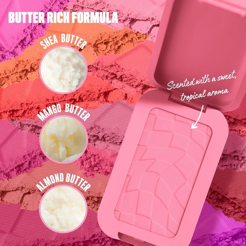 NYX Buttermelt Powder Blush - Fade & Transfer-Resistant Vegan Formula | Long-Lasting 12HR Wear