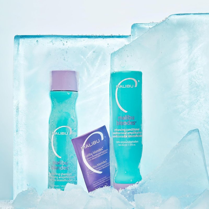 Malibu C Blonde Shampoo & Conditioner Set | Protects Color Vibrancy & Infuses Moisture - Sulfate-Free Hair Care