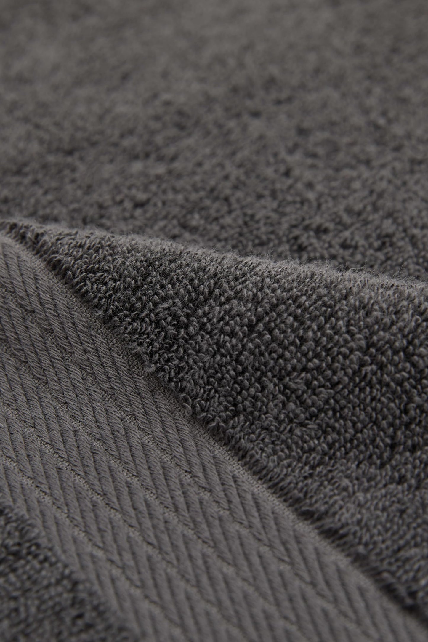 Ozdilek 6-Piece Washcloth Set 13x13 100% Turkish Cotton, 600 GSM, Soft, Gentle on Sensitive Skin, Multi-Purpose Use, Washable, Reusable, Ideal for Baby Care & Spa 6 Towels(Anthracite Gray)