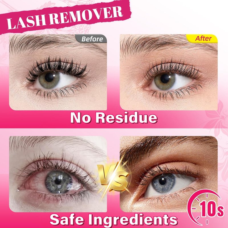 LashBeauty Lash Cluster Glue Kit - Waterproof Bond & Seal with No Residue | Long-Lasting 7 Days