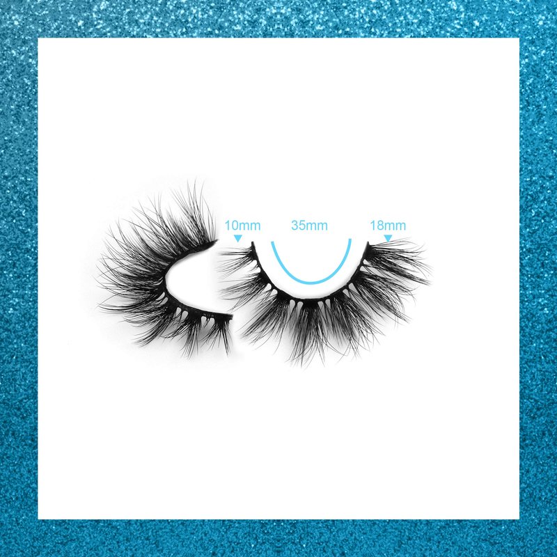 Cat Eye Lashes Pack Wispy 3D Faux Mink Lashes 18 mm False Eyelashes Soft Reusable Handmade Fake Eyelashes, 12 Pairs Pack by Pawotence