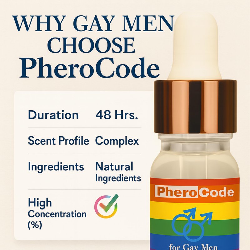 CopulinAndrone Gay Pheromone Cologne for Men Original 0.17 fl oz - 48-Hour Long Lasting Body Oil Crafted for Gay Men - Men's Cologne Perfume Pheromone Oil with Natural Orange Blossom and Sandalwood