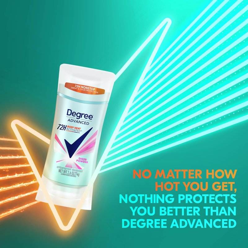 Degree Antiperspirant Deodorant Bundle with 72-Hour 2.6 oz Stress Control and Advanced Protection Sheer Powder