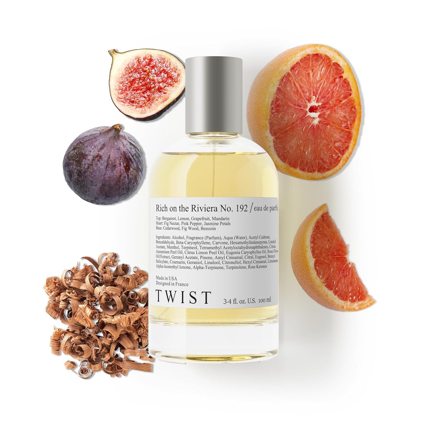 Twist Rich Riviera No. 192 - Long-Lasting Unisex Perfume Inspired by Acqua Di Parma | 100 ml