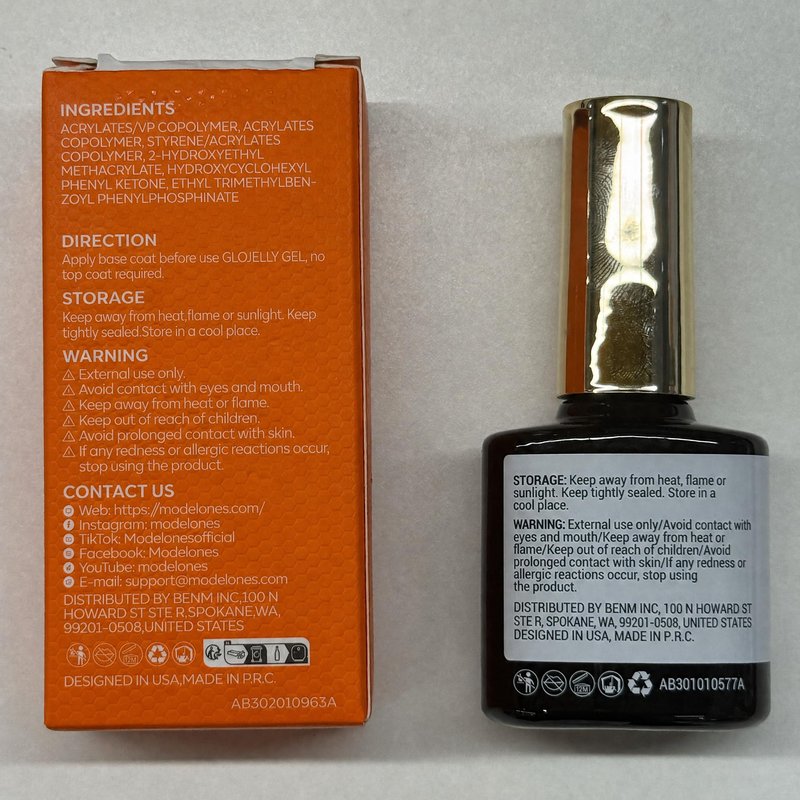 modelones Extra Glossy Gel Top Coat, 15ml Clear Color Preserve No Wipe Top Coat Gel Nail Polish High Shine Long Lasting Professional Self-Healing UV Nail Surface Protection Manicure