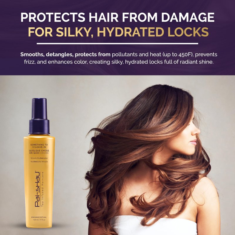 Pai-Shau - Something To BeLeave-In Conditioner Spray, Leave In Hair Treatment for Detangling, Heat Protection and Frizz Control, Hydrating Spray for Shine and Smooth Hair (6 Fl Oz)