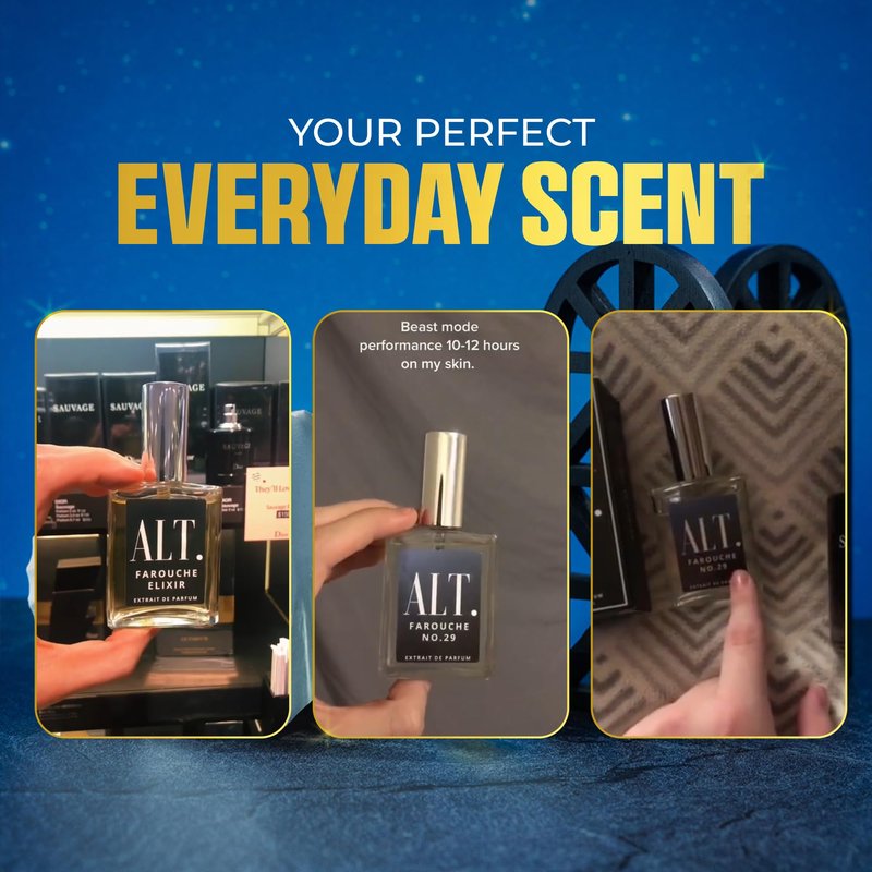 ALT. FRAGRANCES Farouche No. 29 - Designer Inspired Perfume for Men, Extrait de Parfum, Long Lasting Bold Citrus Vanilla Cologne, 30ml