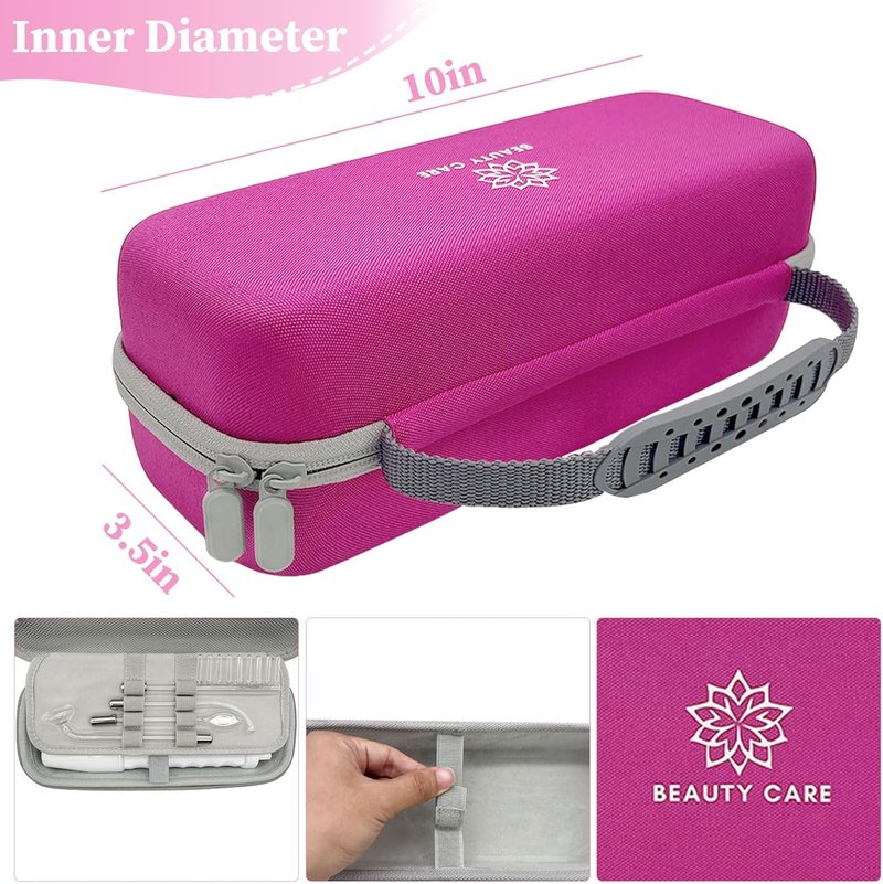High Frequency Wand Case - Hard Protective Storage for Skin Therapy Wand | Compatible with Nuderma, Houzzi, Uupas, Titoe
