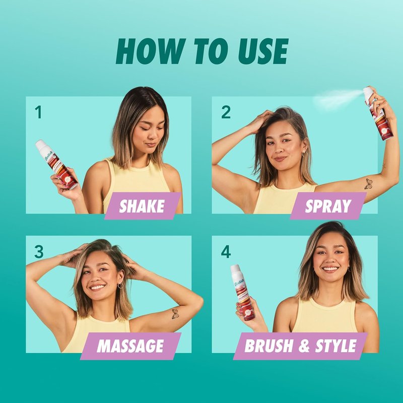 Batiste Dry Shampoo - Volumizing Waterless Shampoo for Refreshing Hair & Absorbing Oil | 5.71 oz