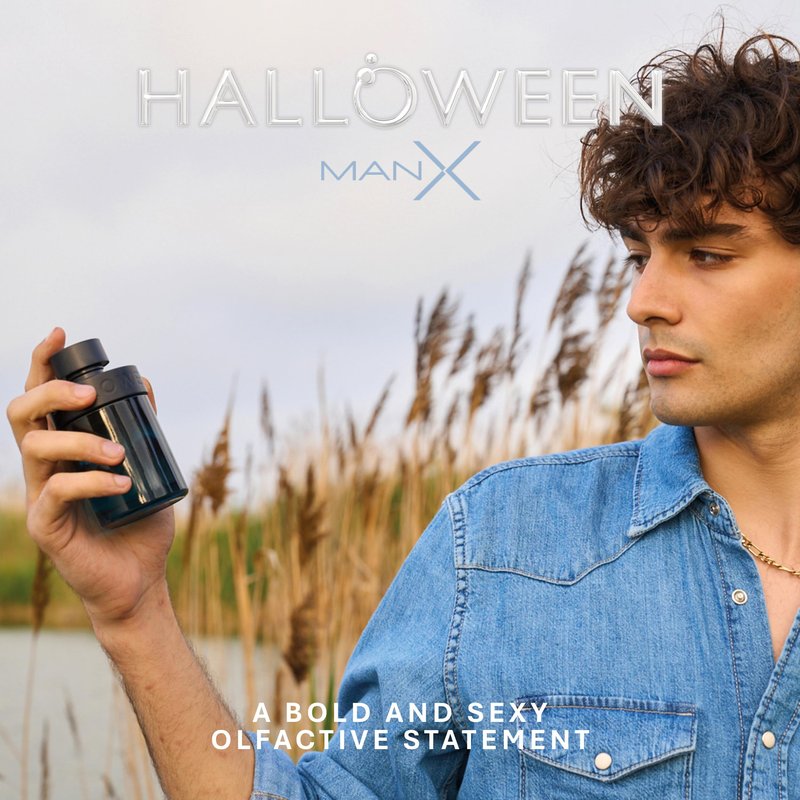 Halloween Man X Eau de Toilette for Men. Amberry Fougere Long Lasting Fragrance with Notes of Lemon, Cinnamon and Amber (4.2 Fl Oz)