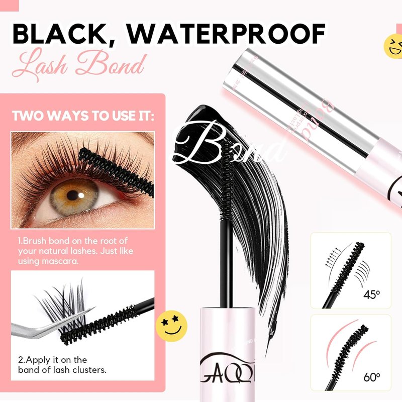 Lash Bond and Remover 2-in-1 | Waterproof Cluster Glue & Fast-Acting Residue-Free Formula