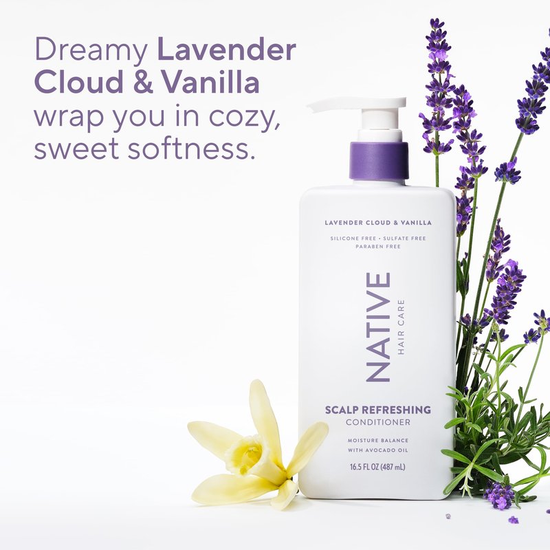Native Scalp Refreshing Conditioner Lavender Cloud & Vanilla 16.5 fl Oz.