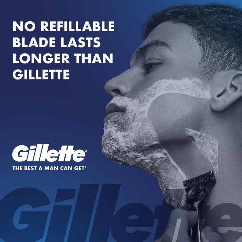 Gillette Labs Rapid Foaming Shaving Gel for Men, Alcohol, Dye and Paraben-Free with Vitamin B3 and Sea Kelp, Cools and Soothes Skin, 7 OZ