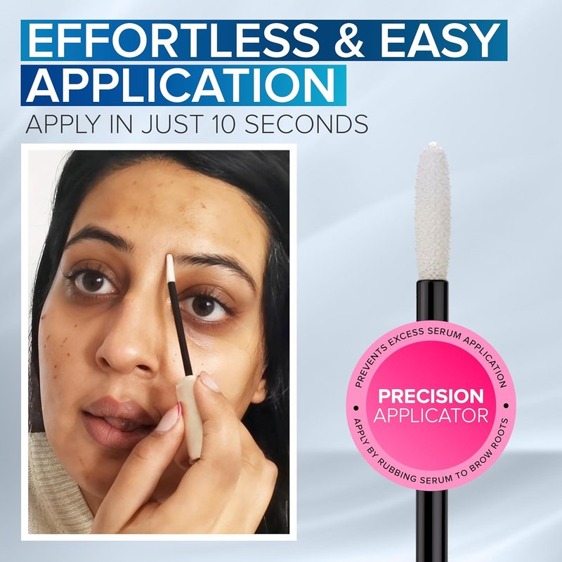 NYK1 Eyebrow Growth Serum - Achieve Thicker, Fuller Brows | XL 8ml Advanced Formula for Natural Regrowth