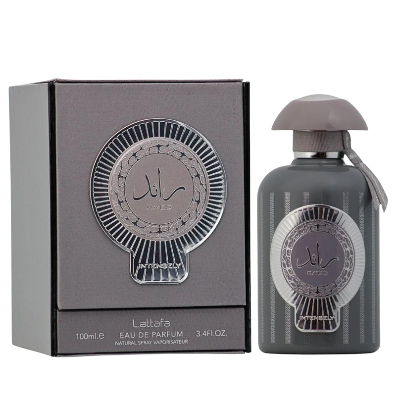 Lattafa Ra'ed Intensely – Citrus, Spicy, Amber, Woody – Eau de Parfum Spray Long-Lasting Fragrance for Unisex, 3.4 Ounce / 100 ml