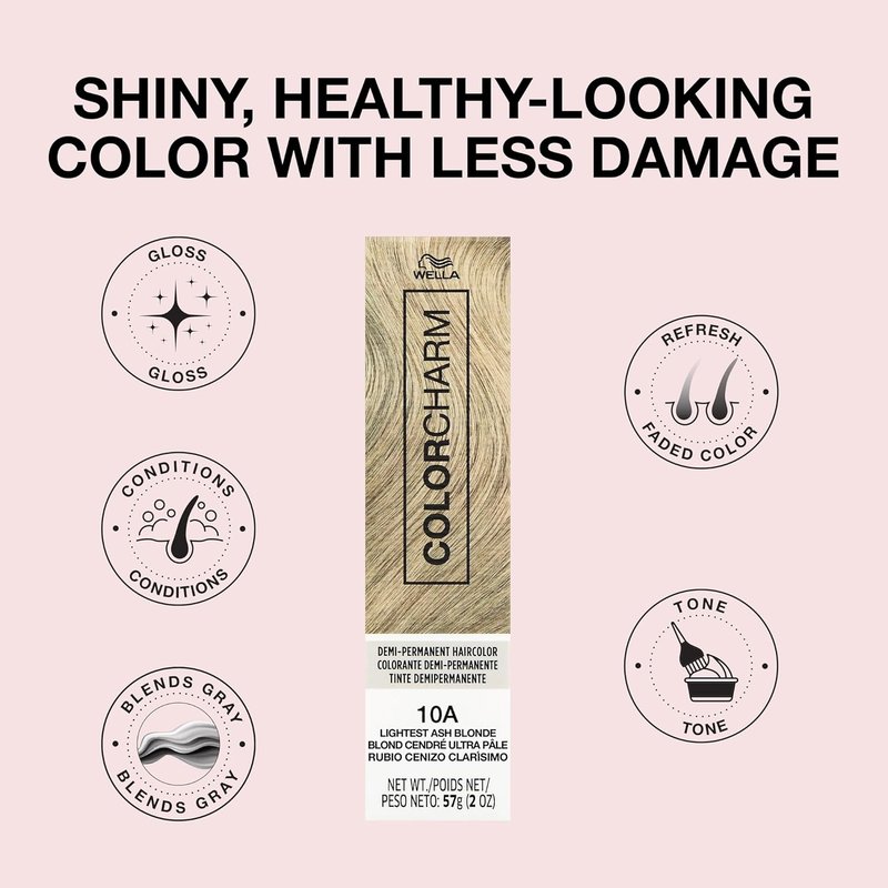 Demi Permanent Hair Color - Gloss & Tone for Vibrant Shine | 2 Fl Oz