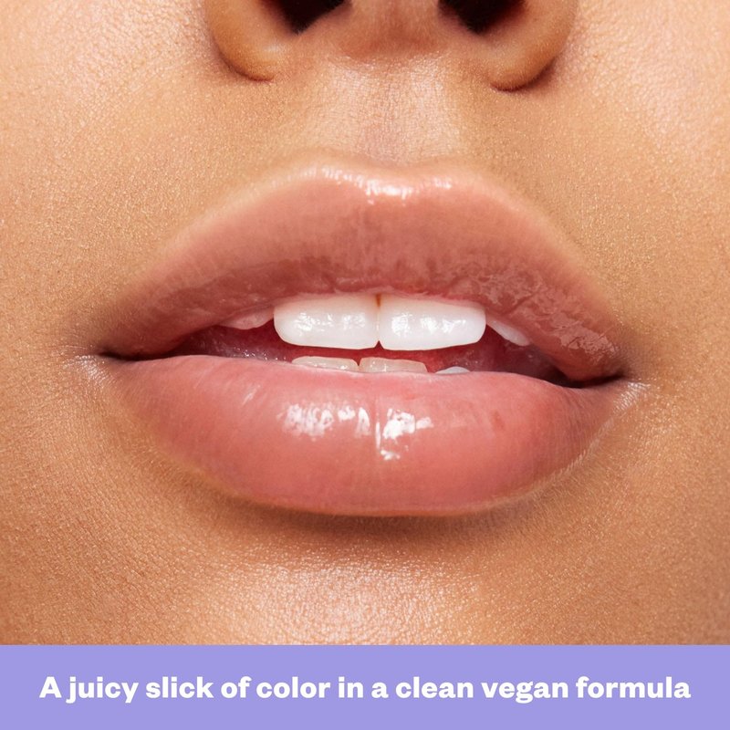 Kosas Wet Lip Oil Gloss - Hydrating Lip Plumping Treatment with Hyaluronic Acid & Peptides, Non-Sticky Finish (Jellyfish)