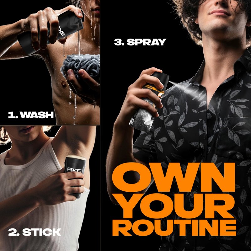 AXE Fine Fragrance Collection Body Spray Black Vanilla 72 Hour Freshness Aluminum Free 2.9 oz