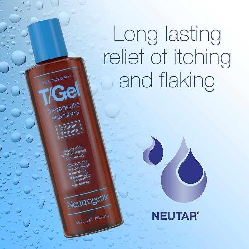 Neutrogena T/Gel Anti-Dandruff Shampoo - Psoriasis & Seborrheic Dermatitis Relief | 4.2 fl. oz
