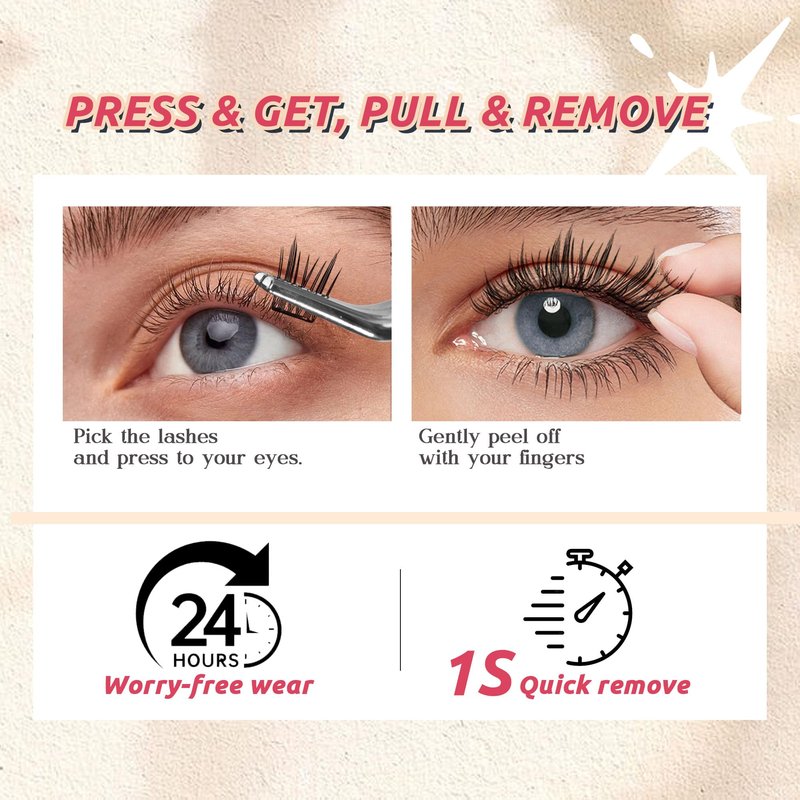 GAQQI Lash Clusters 300Pcs Individual Lashes 304050D Mixed 9-16mm Eyelash Clusters C Curl Lash Clusters Look Like Mink Eyelash Extensions Thin Band Soft to Use Self Application(304050D-CMIX)