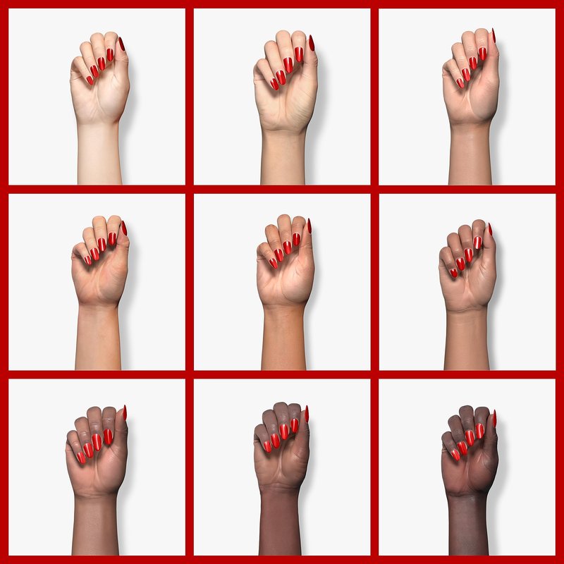 Beetles Red Gel Polish - 15ml/0.51 FL.OZ, Scarlet Red Gel Nail Polish, Soak Off UV LED Nails Art, Long-Lasting Manicure Salon DIY Home