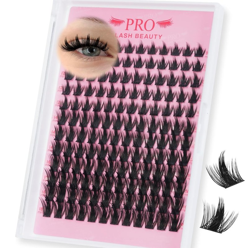 Manga Lash Clusters - California Sunset Eyelash Extensions | 10-18 Mixed, Reusable & Comfortable