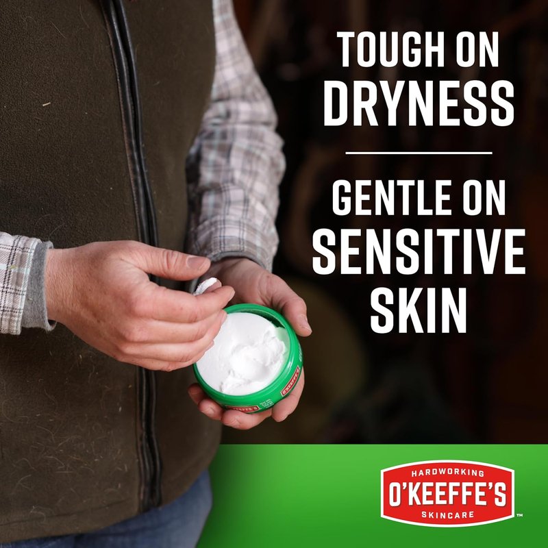 O'Keeffe's Working Hands Hand Cream - Extreme Dryness Repair for Cracked Skin | 6.8 oz Value Size Jar