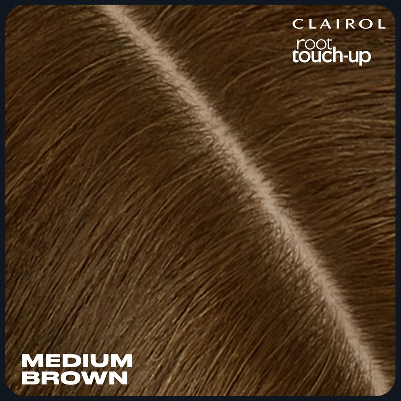 Clairol Root Touch-Up Semi-Permanent Hair Color Blending Gel, 5 Medium Brown | Blend Minor Gray Hair | Gradually Fades with Washing | Pack of 1