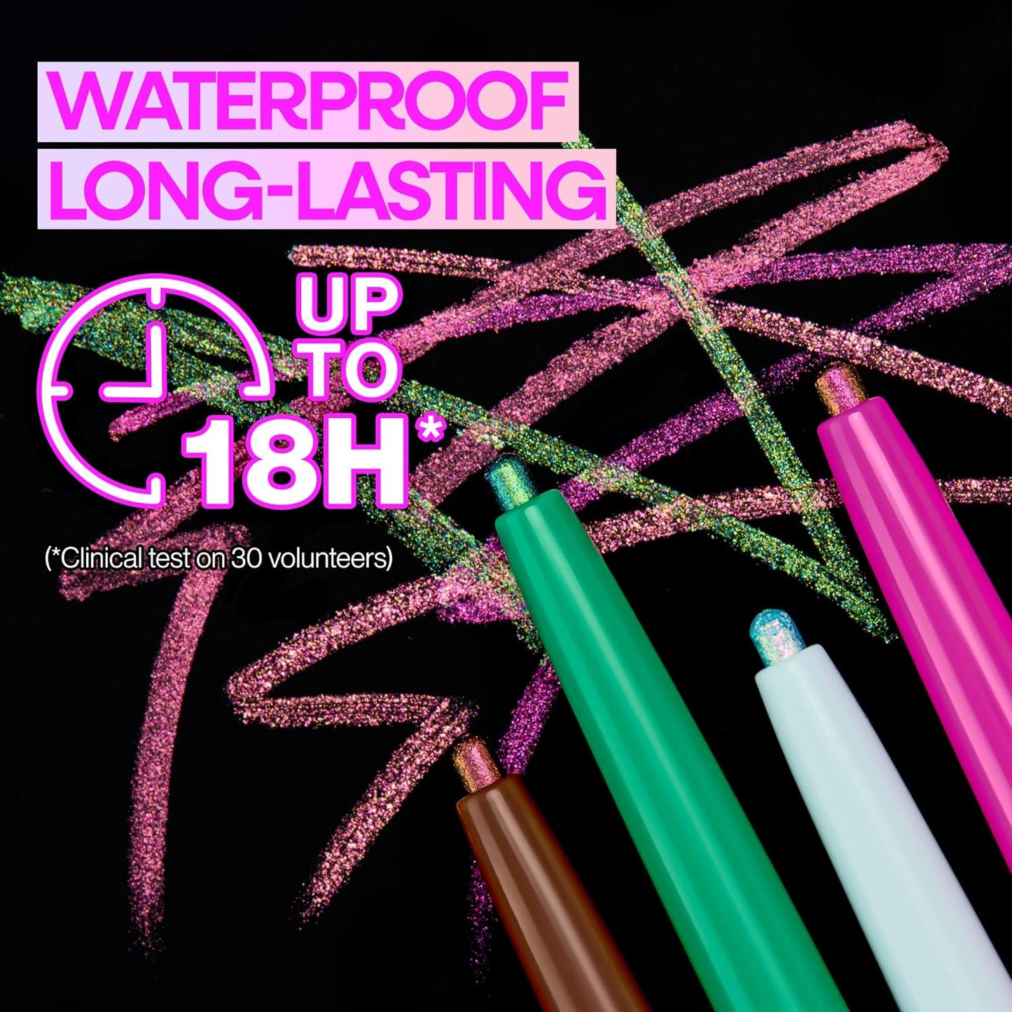 Wet n Wild Chameleon Chrome Eyeliner - Waterproof, Smudge-Proof, Long-Lasting 18-Hour Wear | Superstar Suit