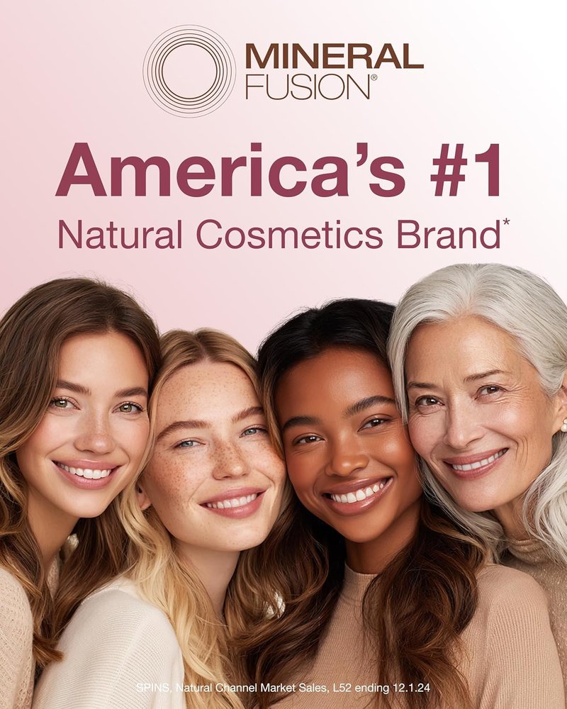 Mineral Fusion Brush-On Powder Sunscreen SPF 30 - Translucent Daily Face Protection | Hypoallergenic & Travel Friendly