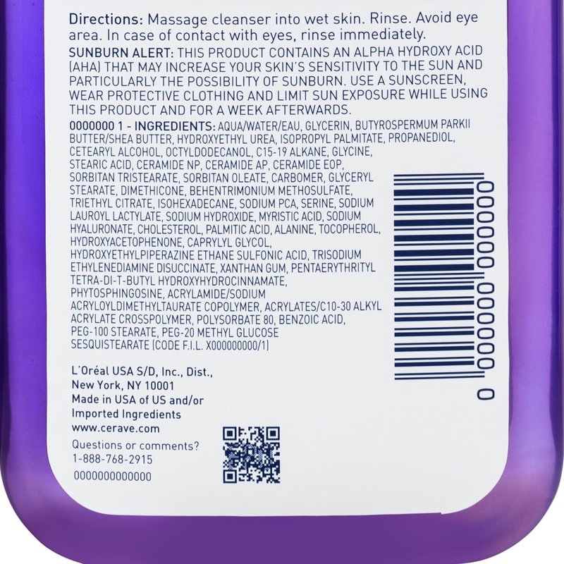 CeraVe Brightening Vitamin C Facial Cleanser - Hydrating & Exfoliating for Dull Skin | 8oz