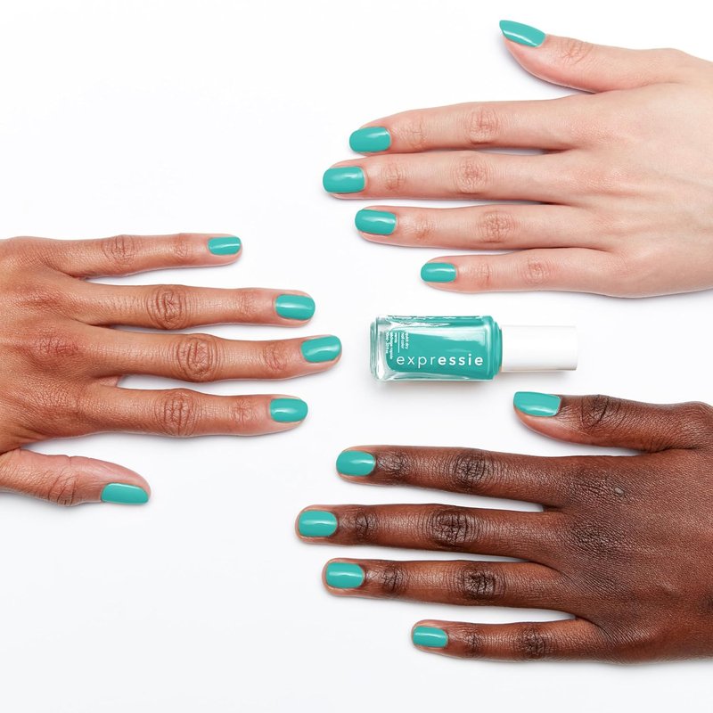 Essie Expressie Nail Polish - Quick Dry Vegan Blue Color | 0.33 Fl Oz