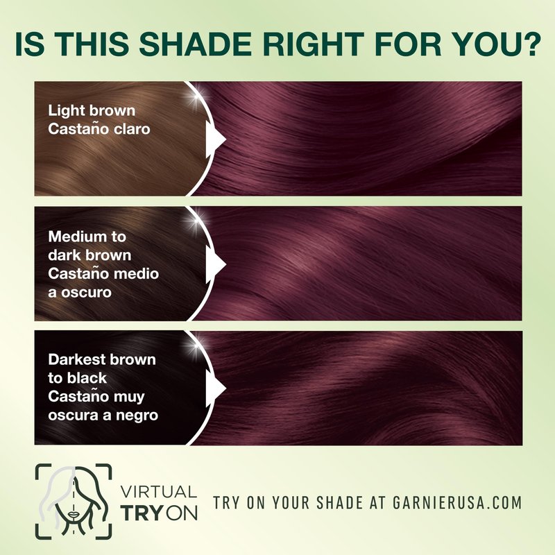 Garnier Nutrisse Ultra Crème Hair Color, Permanent Hair Dye with 100% Gray Coverage, Vegan & Cruelty-Free, 42 Deep Burgundy (Black Cherry), 1 Count