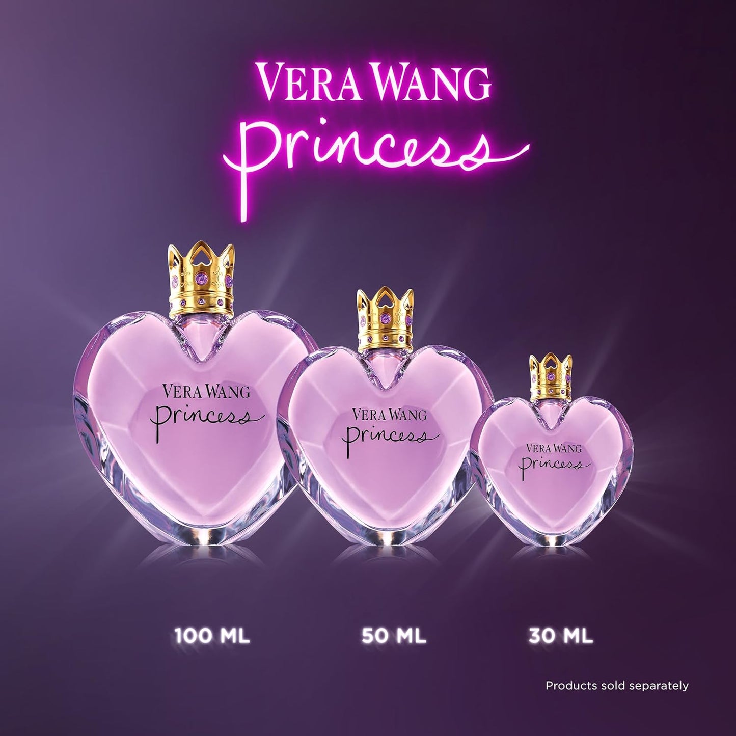 Vera Wang Princess Eau de Toilette for Women - Fruity Floral Perfume with Vanilla & Water Lily - 1.7 Fl Oz