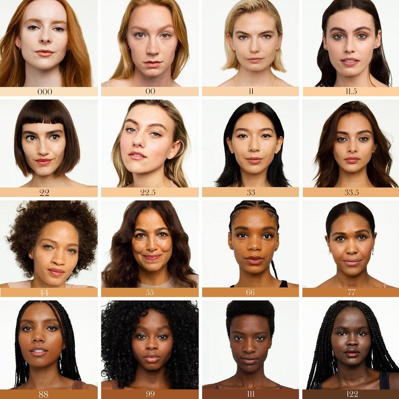 RMS Beauty ReEvolve Natural Finish Liquid Foundation (Shade 44). Lightweight, hydrating, buildable medium coverage for even skin. Nourishing, long-lasting formula for medium tones. 1 fl oz.
