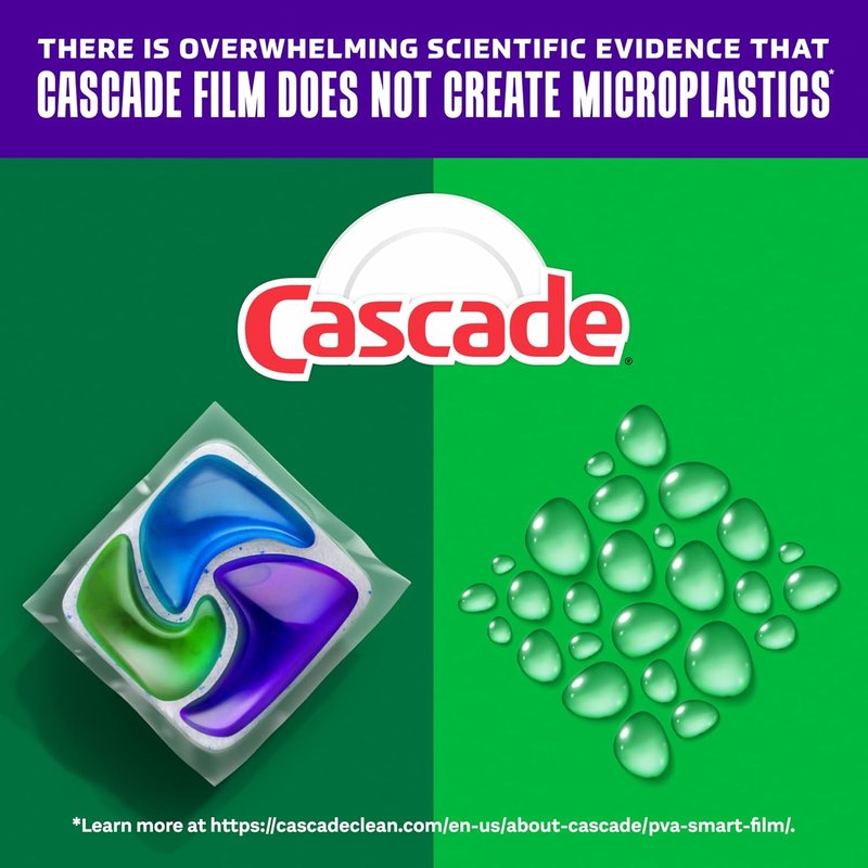 Cascade Platinum Plus Dishwasher Pods - Powerful Dish Detergent Soap with Clean Scent | 62 Count