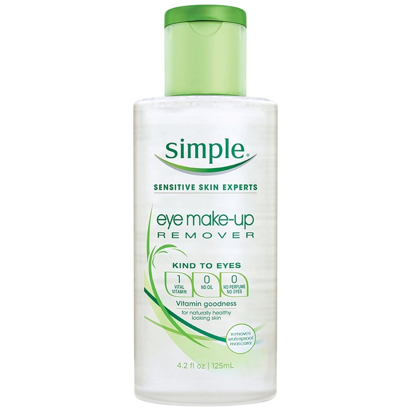 Simple Kind to Eyes Eye Makeup Remover - Gentle Formula for Sensitive Skin | 4.2 oz