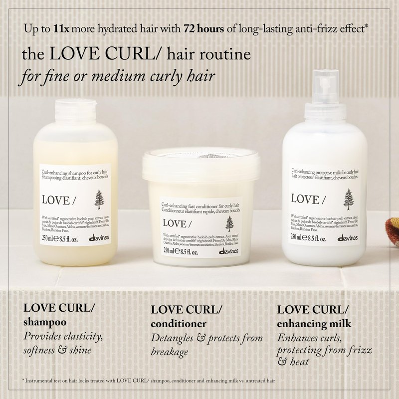 LOVE CURL/Shampoo, 8.5 fl oz.