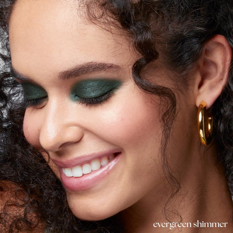 Julep Eyeshadow 101 Cream-to-Powder Waterproof Eyeshadow Stick – Evergreen Shimmer – Long-Lasting, Buildable, Crease-Proof, Cruelty Free, Shimmer Finish with Built-In Smudger