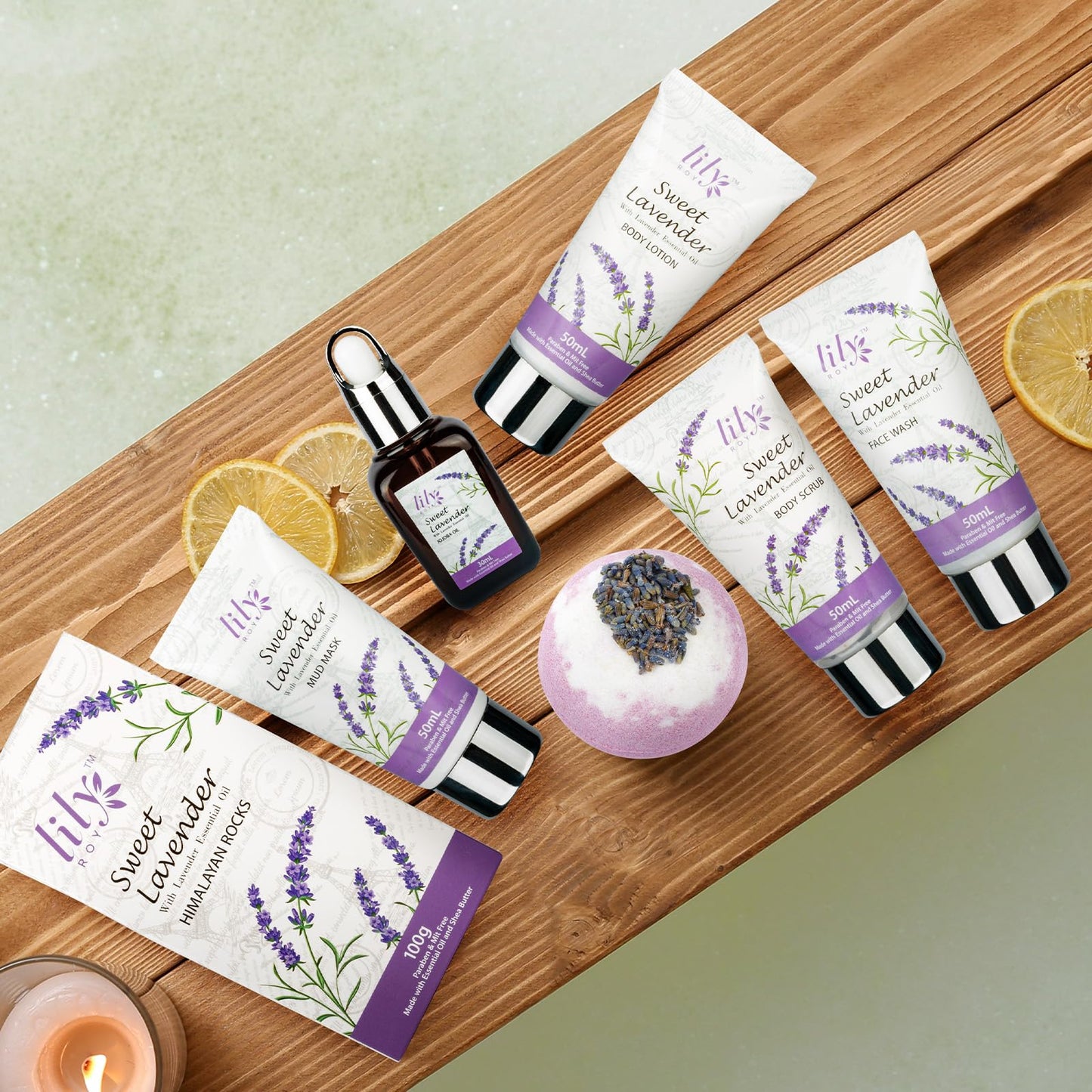 Gifts for Women, Birthday Gifts, 22 Piece Lavender Spa Gift Basket for Women, Mother's Day Gift Basket for Mom - Bath and Body Skin Care Set for Women, Spa Kit | Valentines Day Gift, Christmas Gift