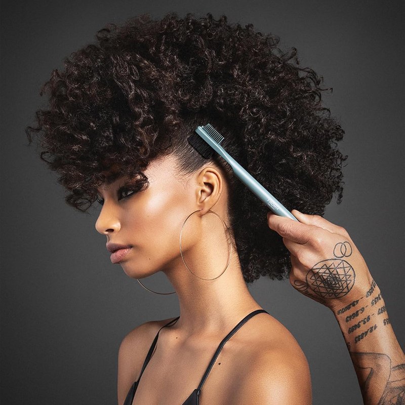 Fromm Professional Curl Studio 9" Edge Brush - Tame, Style, and Smooth Baby Hairs Effortlessly