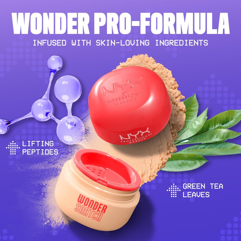 NYX PROFESSIONAL MAKEUP Wonder Snatch Setting Powder, Lifting Loose Powder With Up To 16HR Wear - Peach Posse (Brightening Peach)