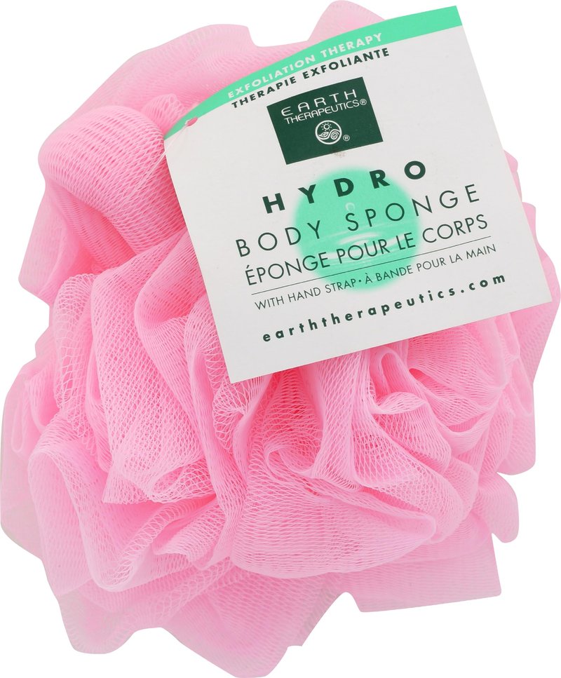 Earth Therapeutics Pink Hydro Body Sponge, 1 EA