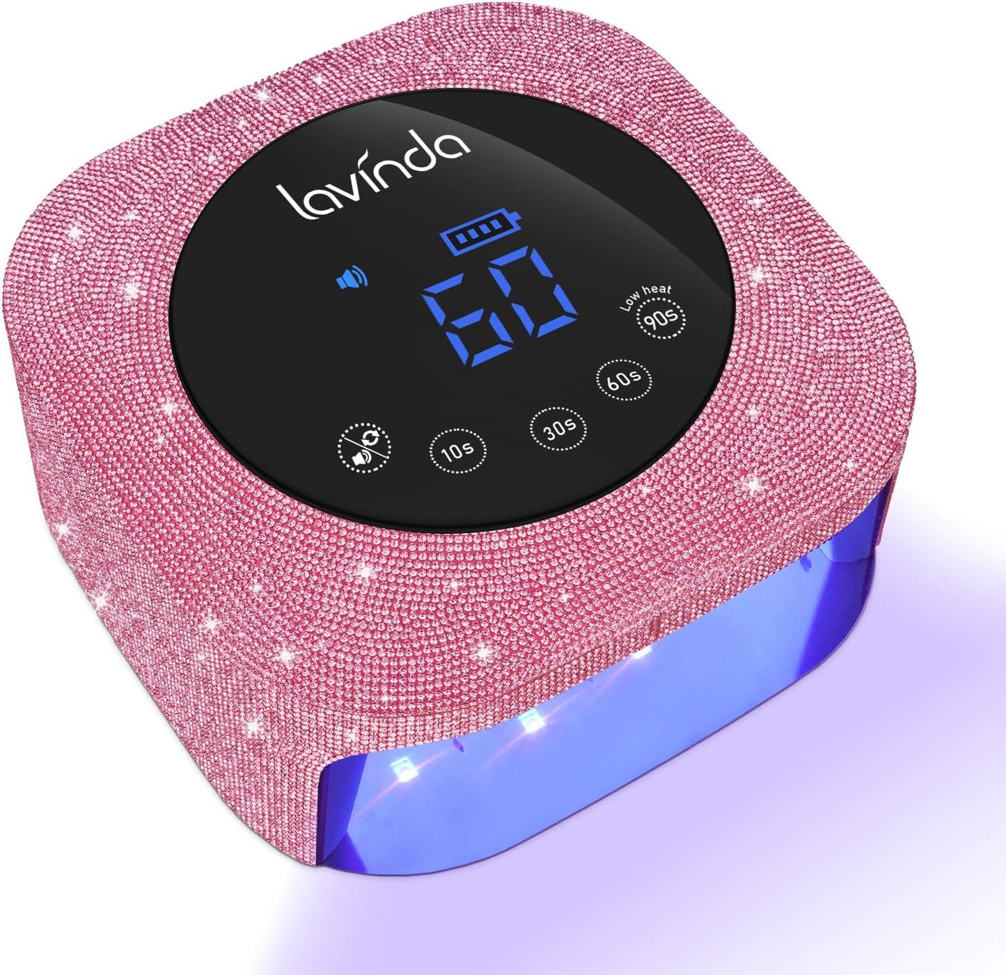 UV Nail Lamp - 54W Cordless Gel Nail Dryer with 4 Timers & LCD Display | Fast Curing Nail Art Tool