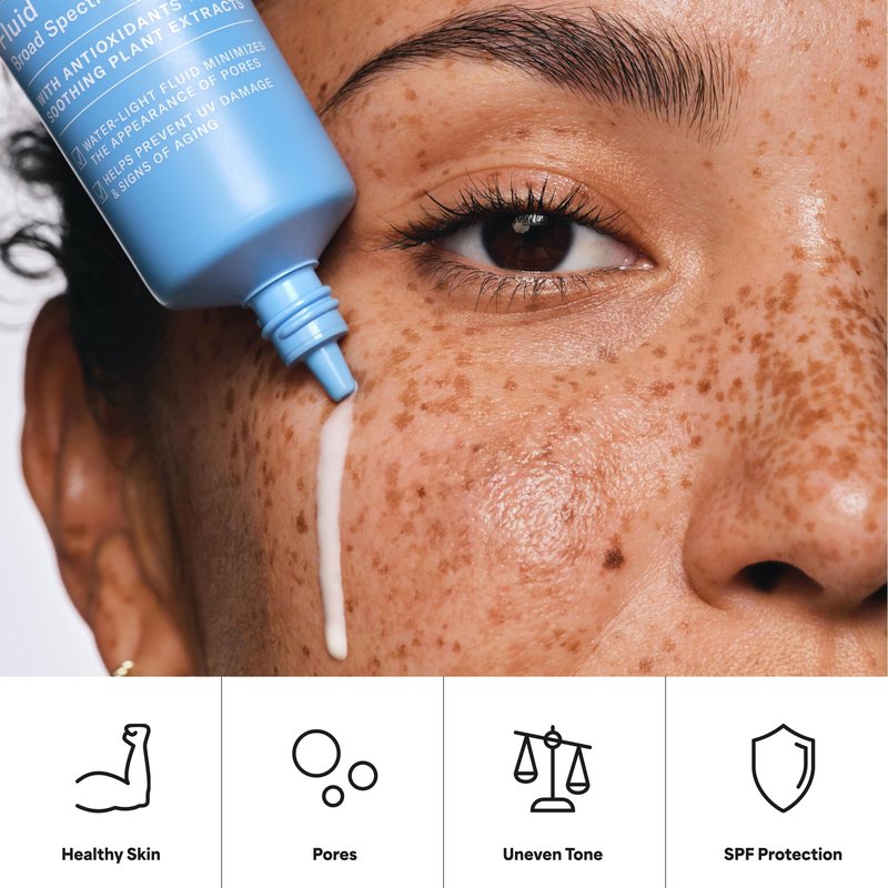 Paula's Choice RESIST Daily Hydrating Fluid Face Moisturizer with SPF 50 Sunscreen, Face Sunscreen for Oily Skin, Chamomile & Vitamin E, UVA/UVB Protection, Fragrance-Free, TSA Friendly, 2 Fl Oz