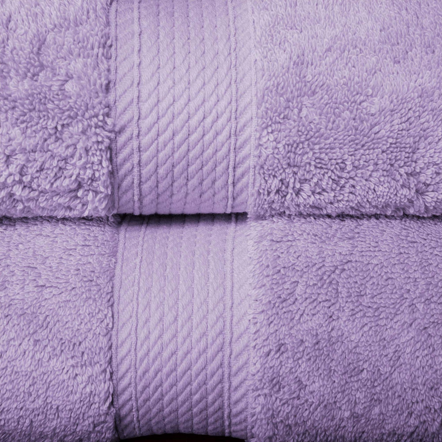 Superior Egyptian Cotton Ultra Plush & Absorbent, 10 Piece Set, Purple