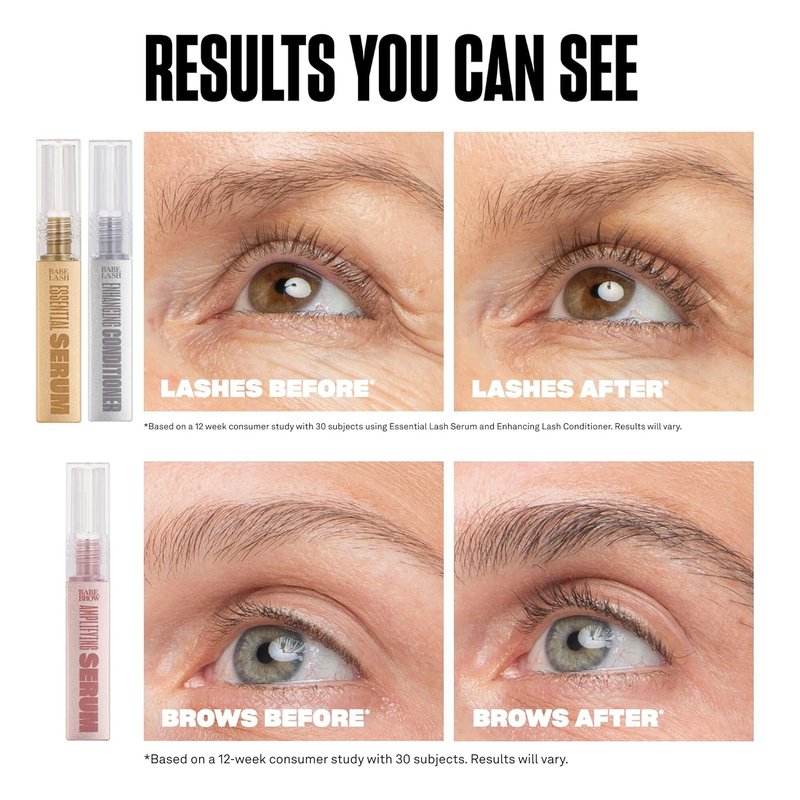 Babe Original Triple Threat Mini Set - Lash Serum & Brow Amplifier | 1 mL, 3 Pack