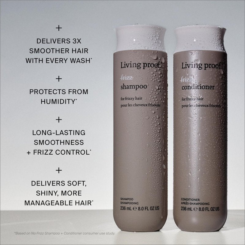Living proof No Frizz Conditioner, Smoothing Conditioner for Women, Controls Frizz, and Softens Hair for All Hair Types, 8 oz