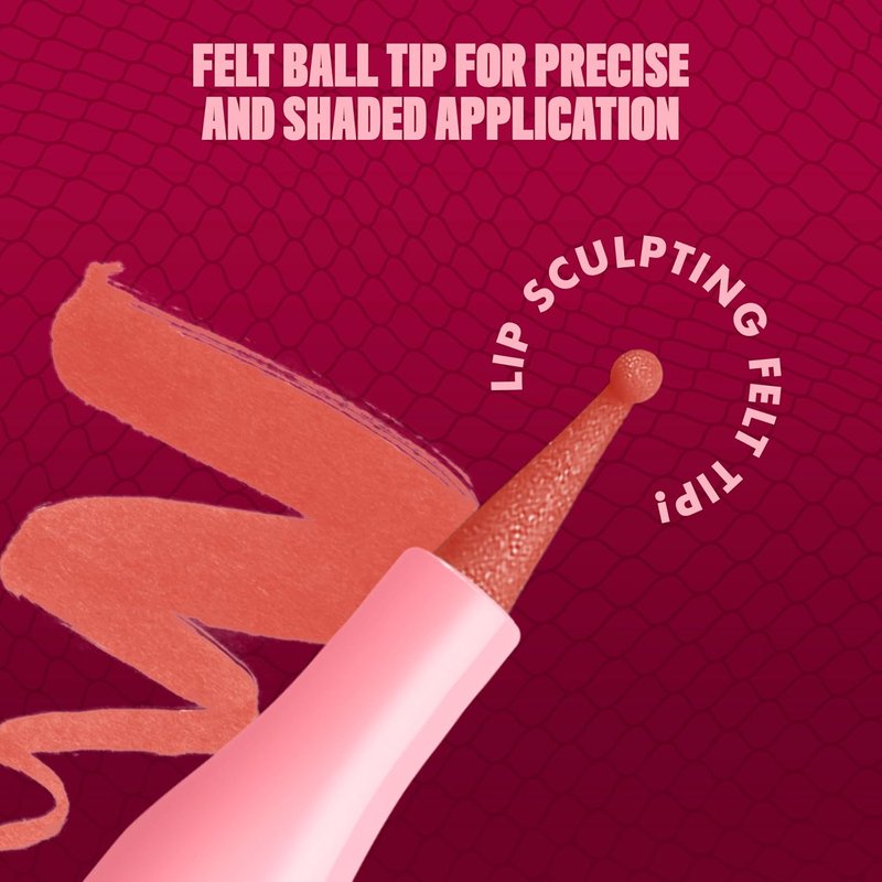 NYX Lip Lingerie Liner Stain - All-Day Waterproof Lip Color | After Hours (Warm Rose)