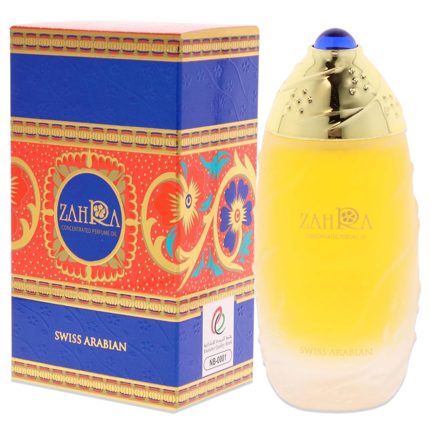 Swiss Arabian Zahra - Luxury Personal Perfume Oil - Long-Lasting Seductive Fragrance - 1 Oz